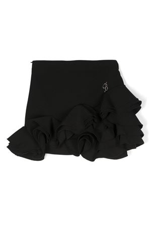 black viscose skirt MISS BLUMARINE KIDS | IF4032T261422222